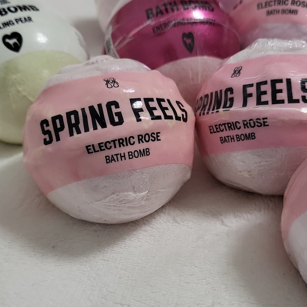 PINK Bath Bombs Spring Feels Unicorn Vibes Assorted Scents 4.6 oz lot of 11 - Picture 16 of 16